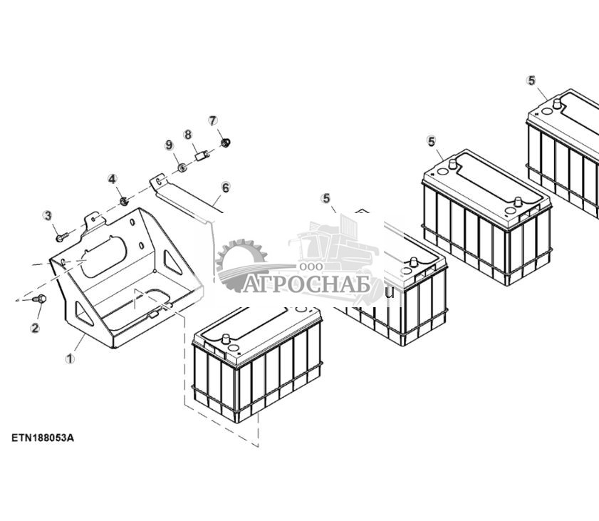 Аккумуляторная батарея, двигатель объемом 15,0 L (805368 - ) - ST925497 164.jpg